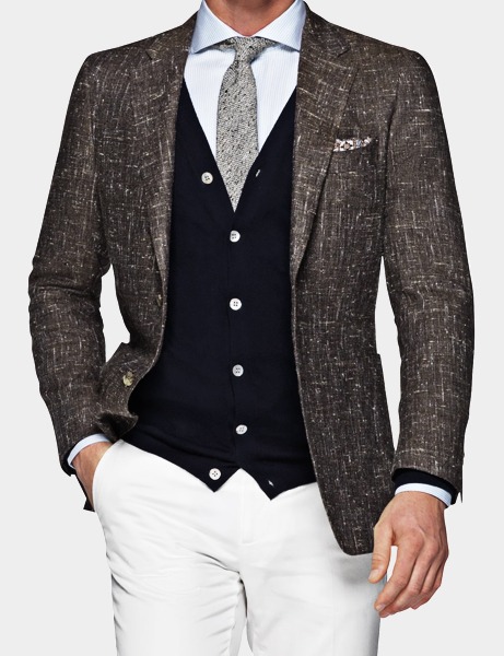 Havana Brown Plain Jacket