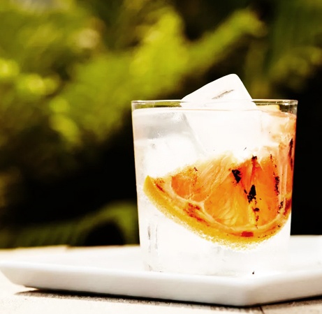 Smoky Grapefruit Gin and Tonic