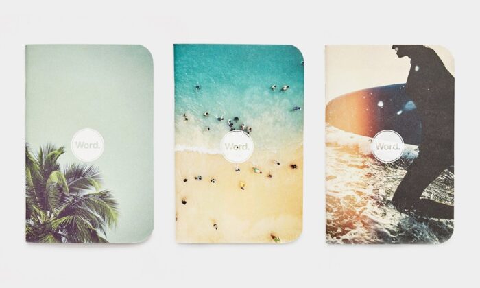Word. Notebooks Beach Vibes Collection