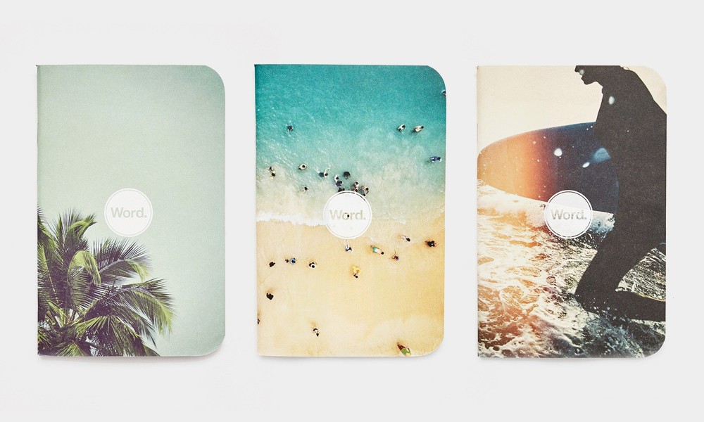 Word. Notebooks Beach Vibes Collection