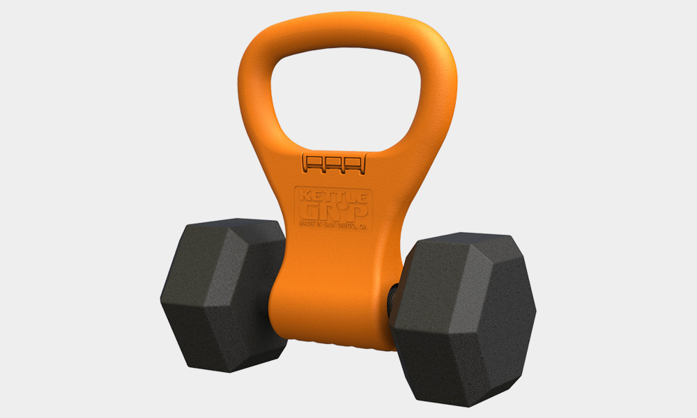 Kettle Gryp Turns Dumbbells Into Kettlebells