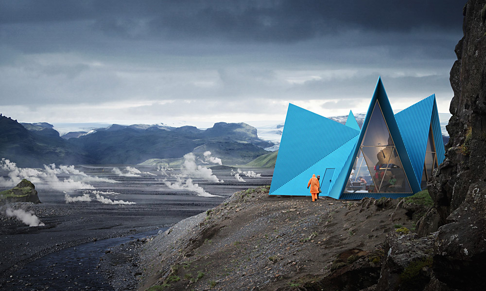 Skýli Is an Extreme Mountain Hideaway