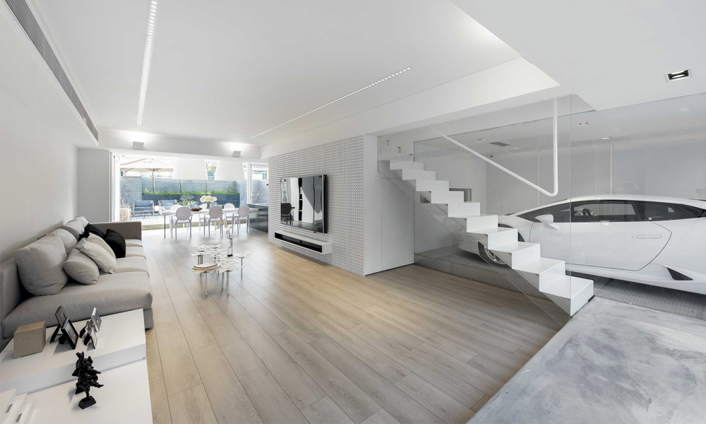 This Home Lets You Keep an Eye on Your Car