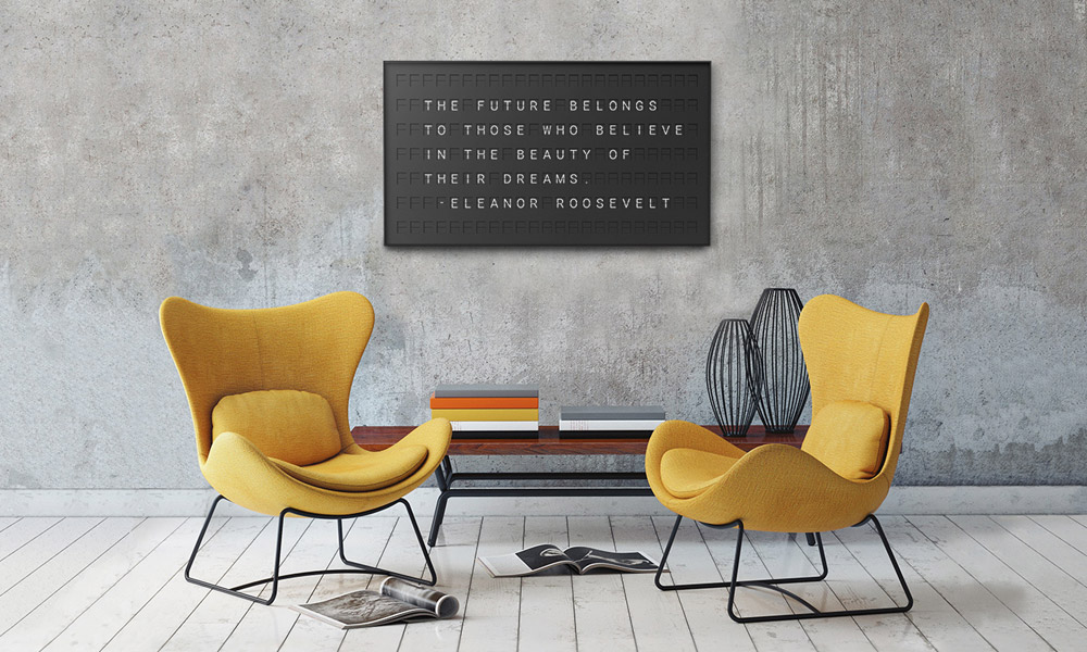 Vestaboard Is a Connected Split-Flap Display For Your Home