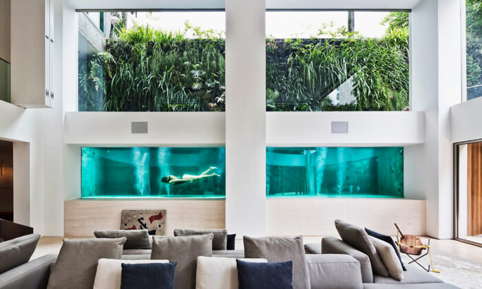 This Brazilian Duplex Has a Pool Inside