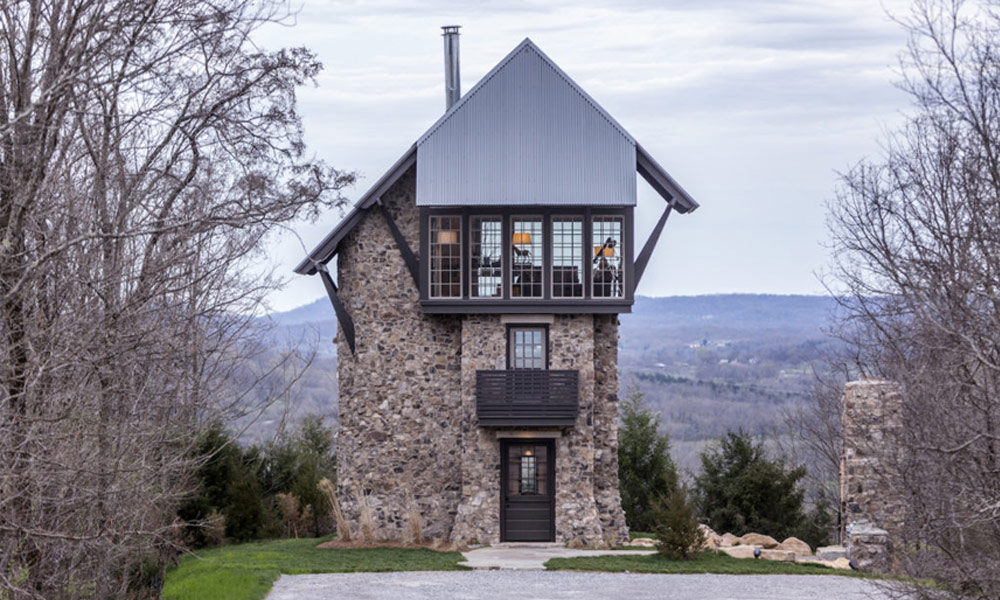 Medieval Lookout-Inspired Home