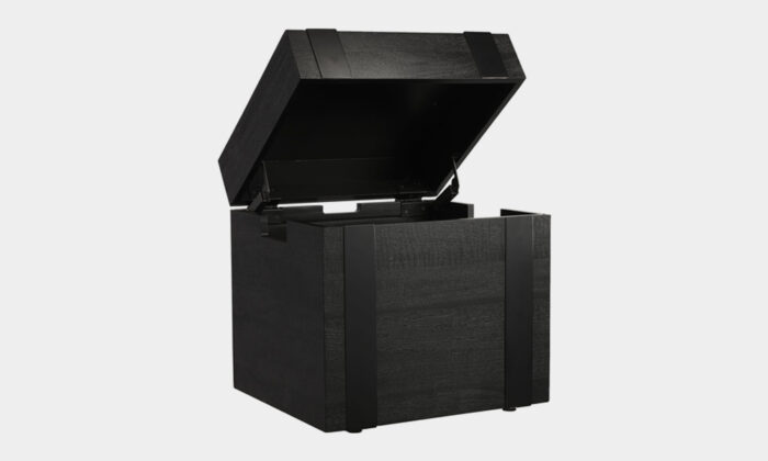 CB2 Black Square Trunk