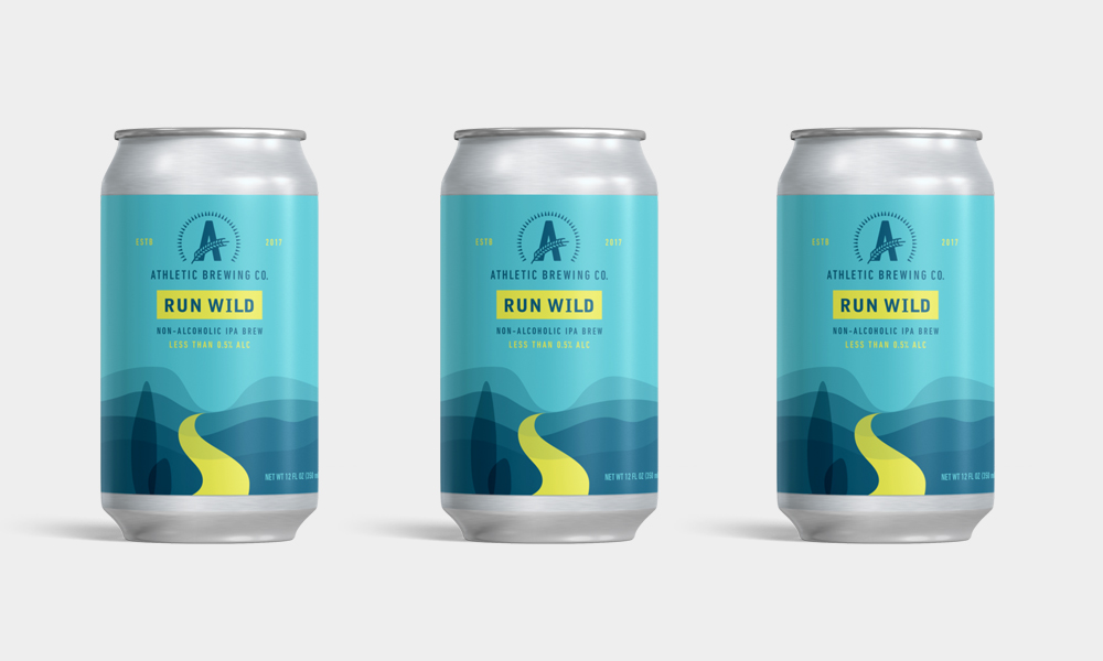 Athletic Brewing Run Wild Non-Alcoholic IPA