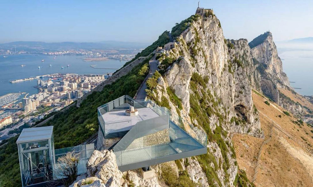 The Gibraltar Skywalk Is a Former WWII Military Lookout
