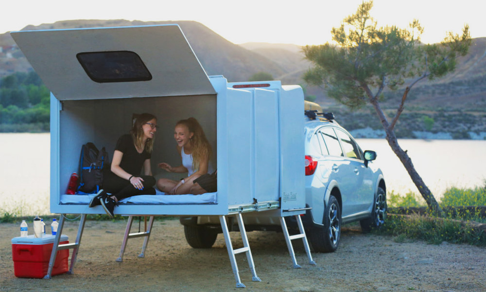 The Hitch Hotel Is an Expandable Room and Cargo Trailer