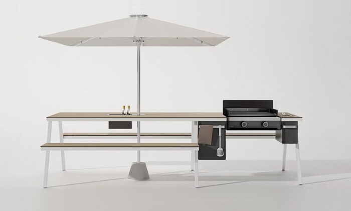 Piknik Is a Picnic Table With an Integrated Grill
