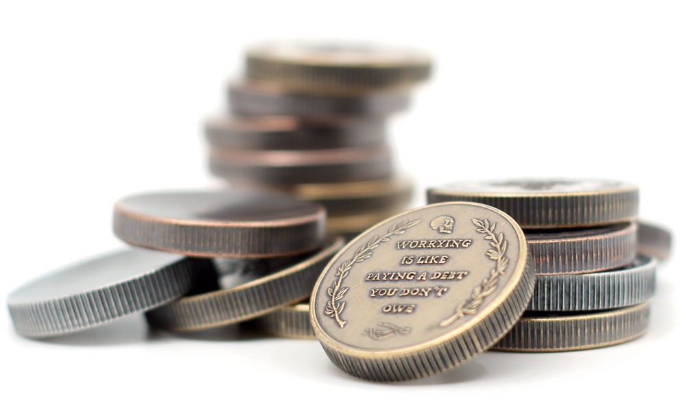 The J.L. Lawson & Co. Worry Coin Will Help Relieve Stress