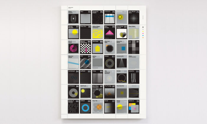 Dorothy’s Latest Poster Reimagines Influential Electronic Albums as Postage Stamps