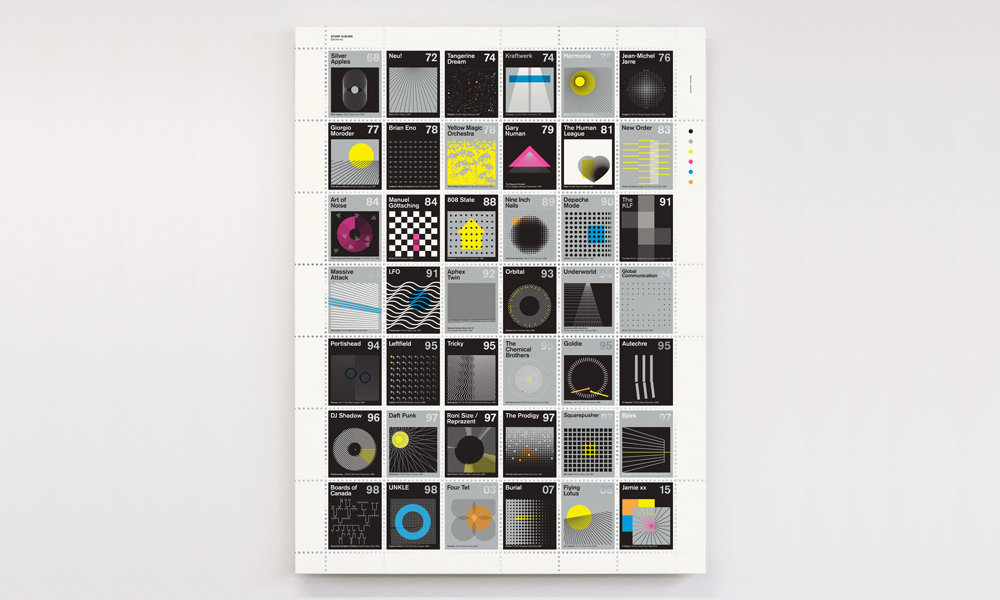 Dorothy’s Latest Poster Reimagines Influential Electronic Albums as Postage Stamps