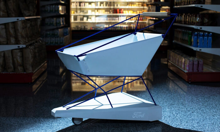 Ford-Self-Braking-Shopping-Cart
