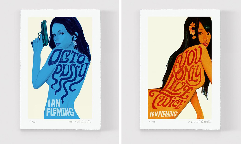 James Bond Book Art Prints by Michael Gillette