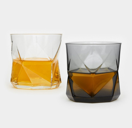 Faceted Whiskey Glasses
