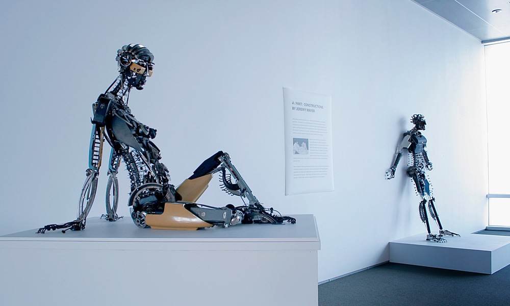 Jeremy Mayer Typewriter Assemblage Sculptures