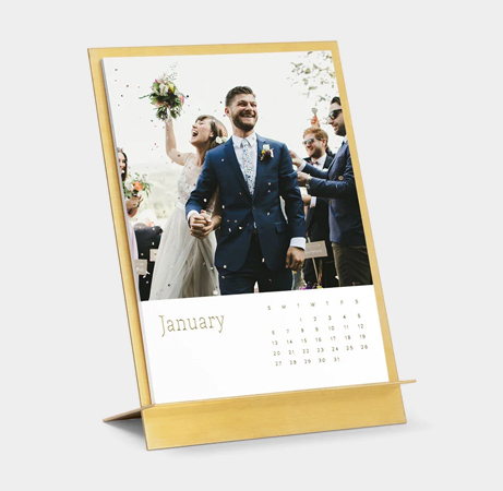 Artifact Uprising Brass Easel & Calendar
