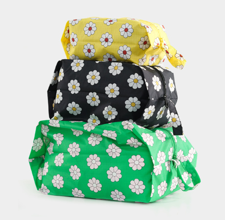 Baggu Daisy Reusable Pouches (Set of 3)