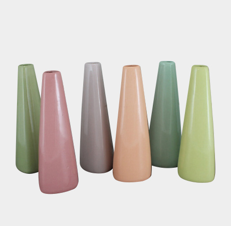 E.Lo Ceramic Art Colorful Porcelain Vase