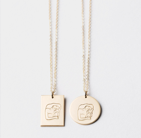 GLDN La Femme Collection: Toujours Pendant Necklace