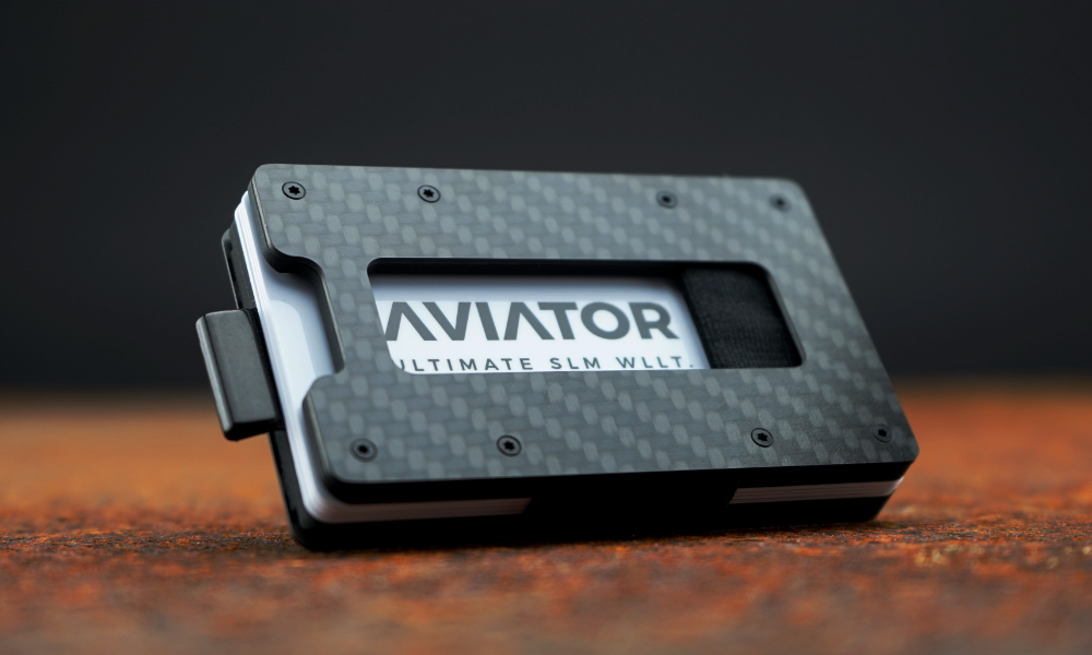 The AVIATOR Slide Wallet Can Be Customized to Fit Your Needs