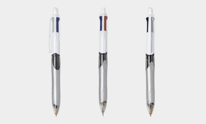 BIC 4-Color 3+1 Ballpoint Pen and Pencil