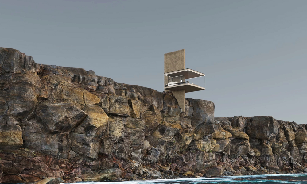 Yakusha Design Minimalist Glass ‘Air Cabin’ Concept