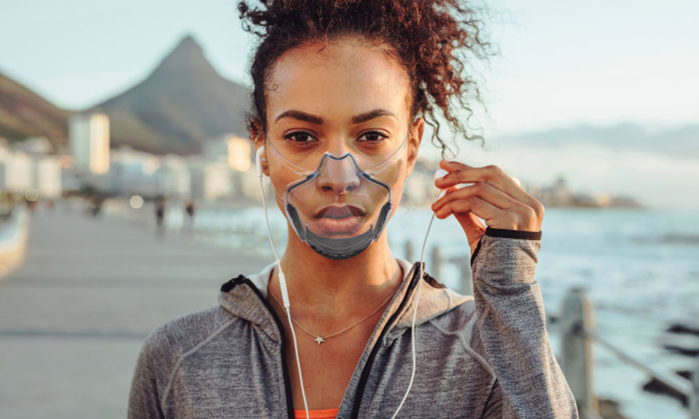 Leaf Is an FDA-Registered, Sterilizing, Clear Smart Mask