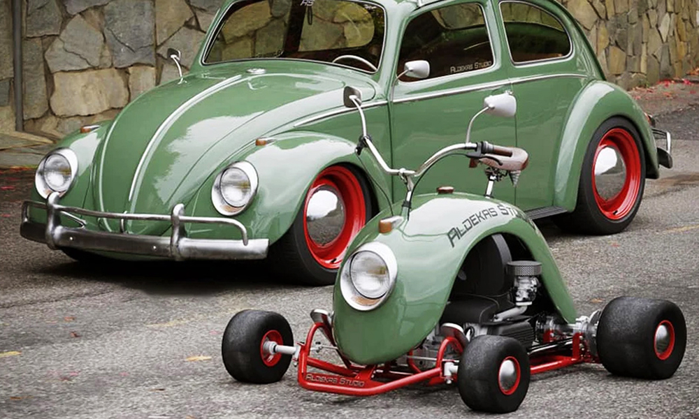 Volkswagen Beetle Fender Go-Kart