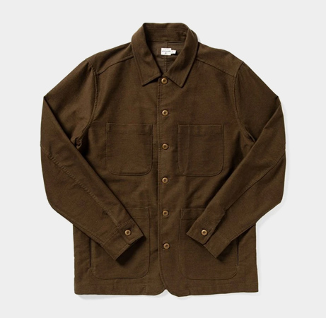 Bridge & Burn Unlined Amos Dark Oak Chore Coat