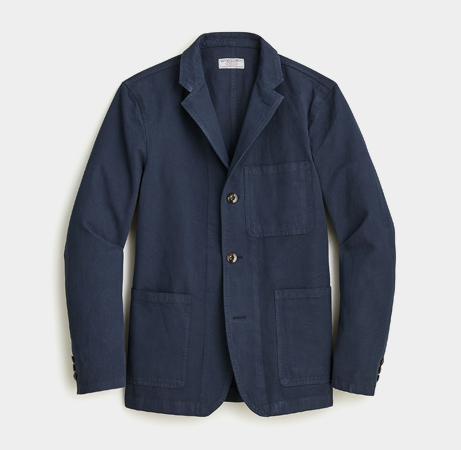 J.Crew Wallace & Barnes Slim-Fit Chore Blazer in Cotton-Linen