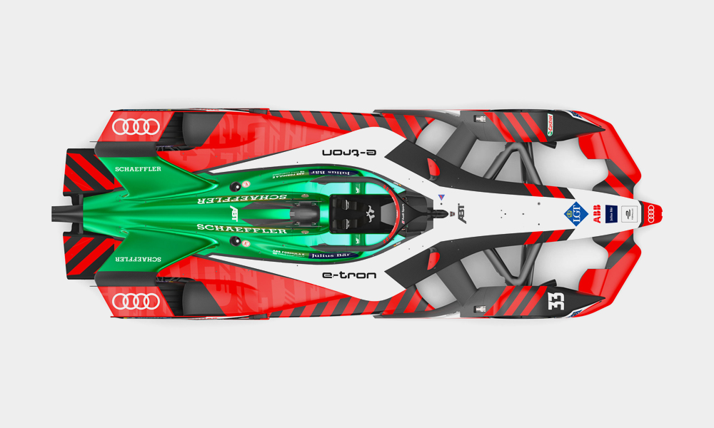 Audi e-tron FE07 Formula E Racing Car