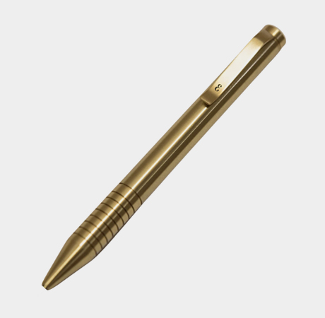 Everyman Brass Grafton Mini Twist Pen