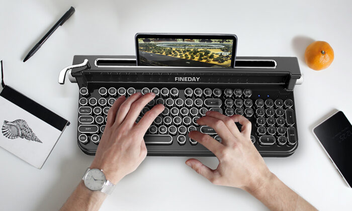 Fineday Retro Design Bluetooth Mechanical Keyboard