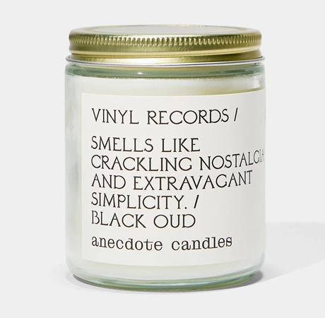 Vinyl Records Candle