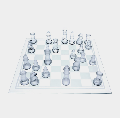 Glass Chess Set