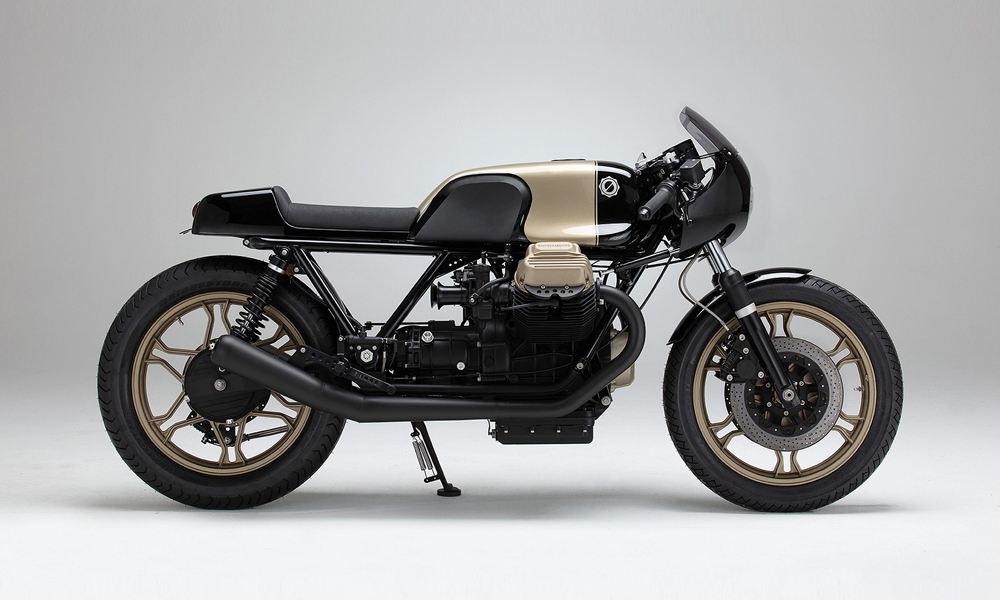 Kaffeemaschine 1983 Moto Guzzi Custom Motorcycle
