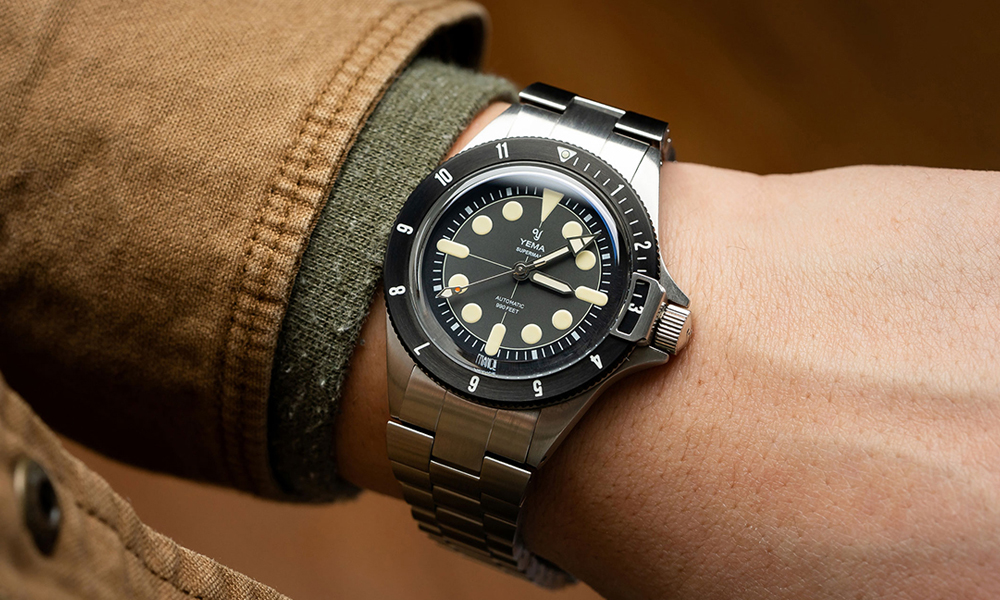 Yema x Worn & Wound Superman Maxi Dial Limited Edition