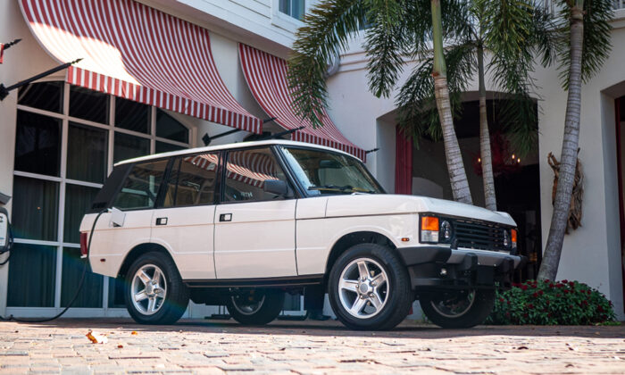 E.C.D. Automotive Design Tesla-Powered Range Rover