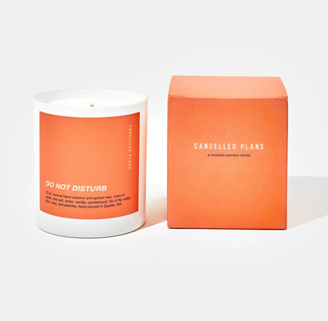 Cancelled Plans Do Not Disturb Candle