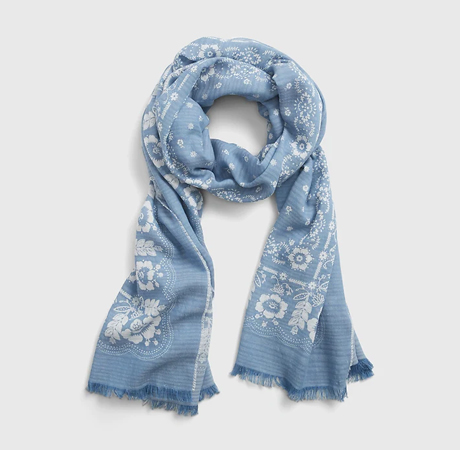 Gap Oblong Printed Spring Scarf