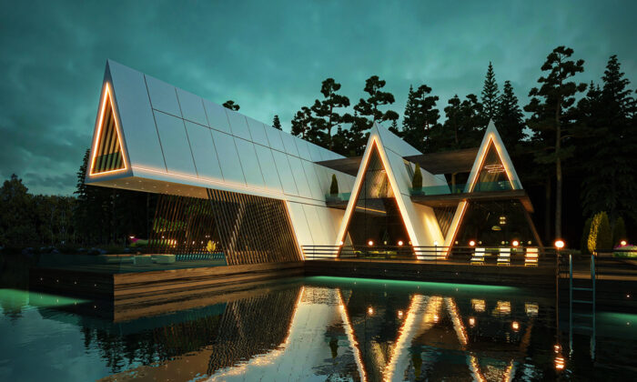 Amin Moazzen Presents a Modern Waterfront Home Called the Cabin of Hope