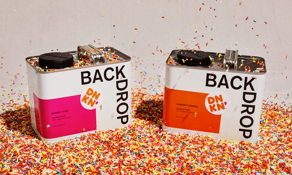 Dunkin’ Collaborates with Backdrop on Limited-Edition Wall Paint Collection