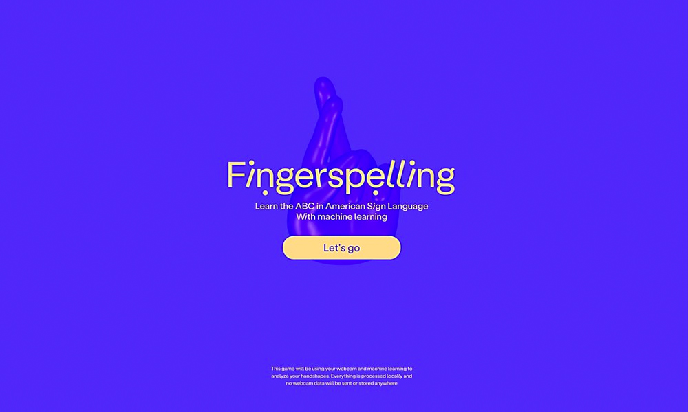 Fingerspelling Uses Machine Learning to Teach You the ABCs of Sign Language