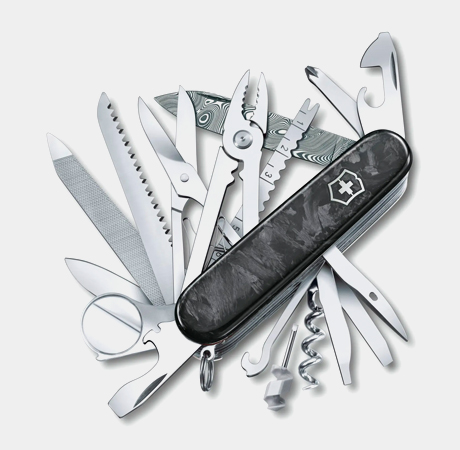 Victorinox Swiss Champ Limited Edition Damascus Pocket Knife