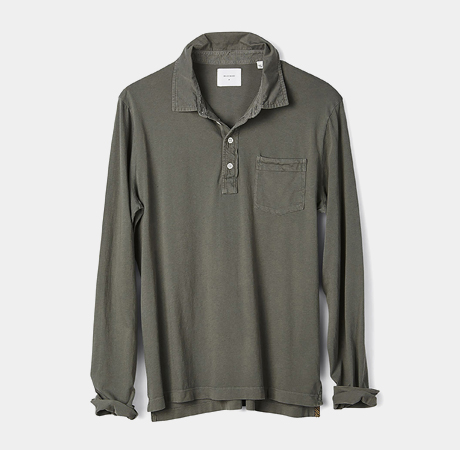 Billy Reid Long Sleeve Pensacola Polo