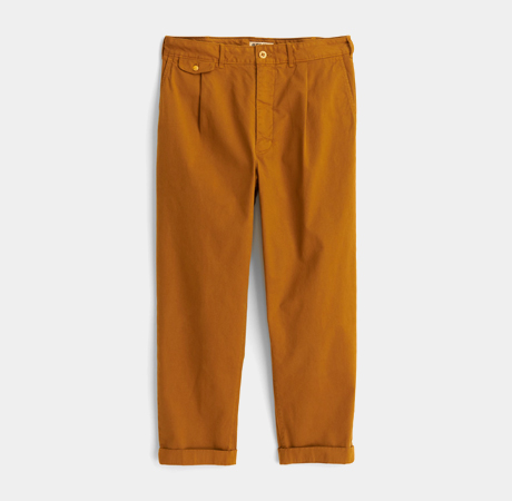 Alex Mill Standard Pleated Pant in Chino
