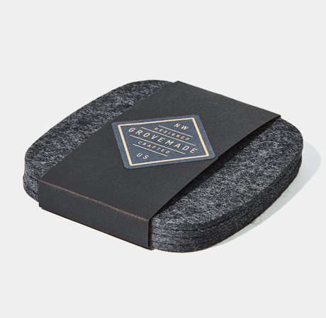 Grovemade Wool Felt Coaster Set